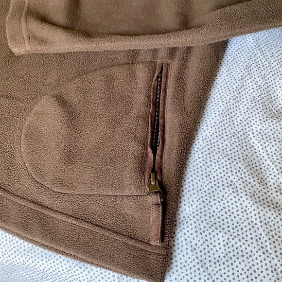 Fleece sweater (S) color: chocolate - Picture 3 of 4